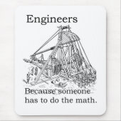 Ingenieure Trebuchet Mausunterlage Mousepad (Vorne)