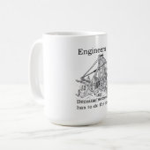 Ingenieure Trebuchet Tasse (Vorderseite Links)
