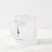 Ingenieure und Verfasser-Tasse Mattglastasse (Vorderseite Links)