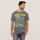 Ingenieure Verfahren für Brain Funny Engineering-S T-Shirt (Vorne ganz)