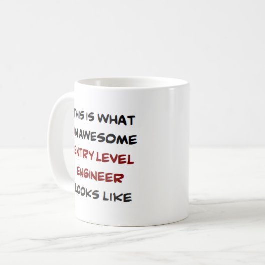 Ingenieureinsteiger, phantastisch kaffeetasse (Vorderseite Links)