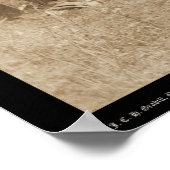 Ingenieurkorps Entspannen im Zelt SD 1889 Poster (Ecke)