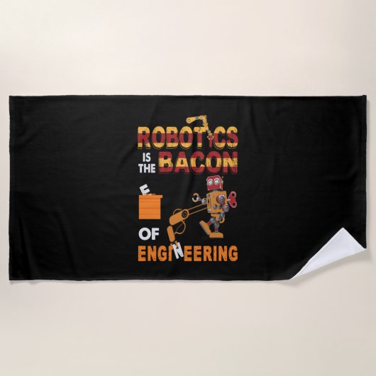 Ingenieurrobotik Strandtuch (Vorderseite)