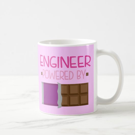 Ingenieurschokolade Geschenk für sie Kaffeetasse (Rechts)