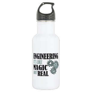 Ingenieurskunst - Es ist wie Magie, aber real Edelstahlflasche