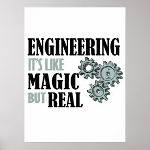 Ingenieurskunst - Es ist wie Magie, aber real Poster