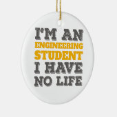 Ingenieurskunst Ich bin Ingenieurstudent Keramik Ornament (Rechts)