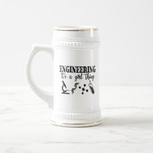 Ingenieurskunst ist eine Girl-Sache Bierglas