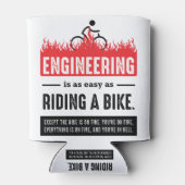 Ingenieurskunst ist einfach wie Fahrradfahren Dosenkühler (Rückseite)