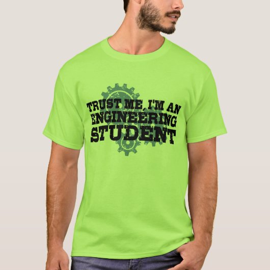 Ingenieurstudent T-Shirt (Vorderseite)