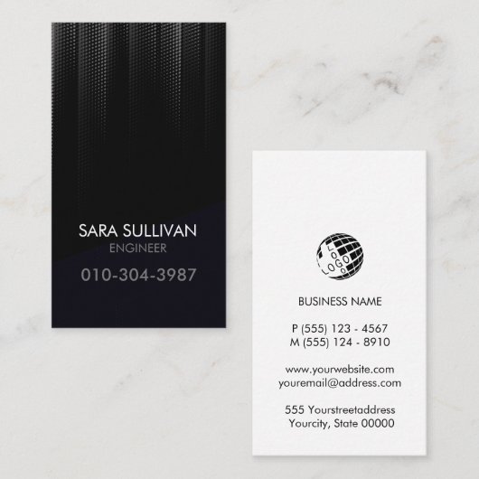 Ingenieurtechnik Visitenkarte (Vorne/Hinten)