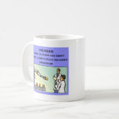 Ingenieurtechnikwitz Kaffeetasse (Vorderseite Links)