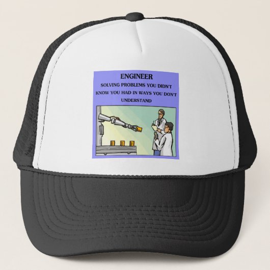 Ingenieurtechnikwitz Truckerkappe (Vorderseite)