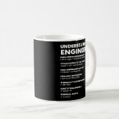 Ingenieurwesen - Gezwitscher für Ingenieure Kaffeetasse (VorderseiteRechts)
