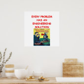 Ingenieurwesen Poster (Küche)