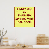Ingenieurwesen Poster (Küche)