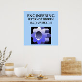 Ingenieurwesen Poster (Küche)