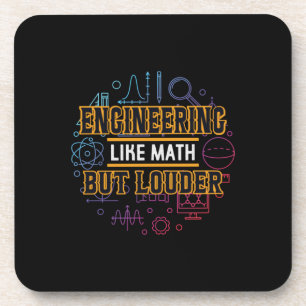 Ingenieurwesen wie Mathematik Getränkeuntersetzer
