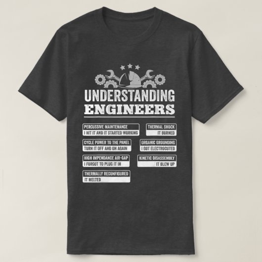 Ingenieurwissenschaften — Funny Mechanical Enginee T-Shirt (Design vorne)