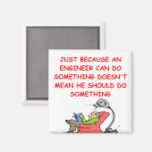 Ingenieurwitz Magnet (Vorderseite/Rückseite)