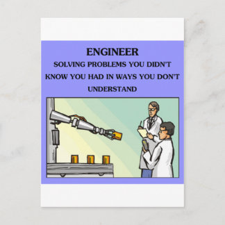 Ingenieurwitz Postkarte