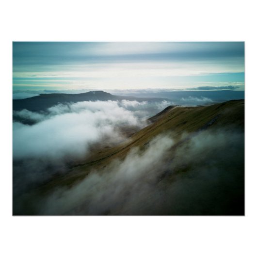 Ingleborough von Whernside Poster (Vorderseite)