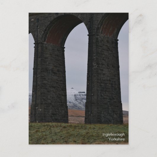 Ingleborough Yorkshire Postcard Postkarte (Vorderseite)