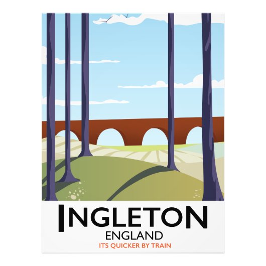 Ingleton England - Zugschiff Fotodruck (Vorne)