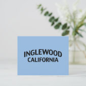 Inglewood California Postkarte (Stehend Vorderseite)