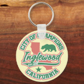 Inglewood, Kalifornien Schlüsselanhänger (Vorderseite)