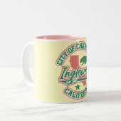 Inglewood, Kalifornien Zweifarbige Tasse (Vorderseite Links)