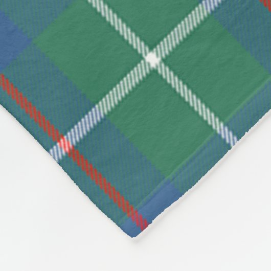 Inglis Ancient Clan Abzeichen Tartan Kariert Fleecedecke (Ecke)