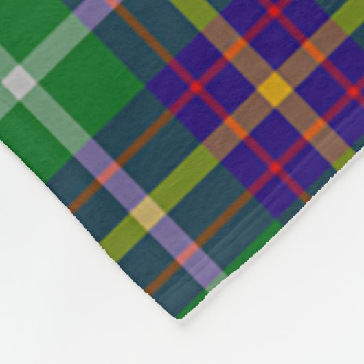 Inglis Clan Abzeichen Tartan Kariert Fleecedecke (Ecke)