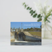 Inglis Lock Spillway Postcard Postkarte (Stehend Vorderseite)