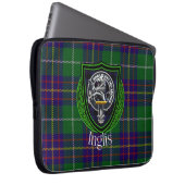 Inglis Scottish Clan Tartan and Crest Laptopschutzhülle (Vorne Rechts)