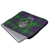 Inglis Scottish Clan Tartan and Crest Laptopschutzhülle (Vorne Knopf)