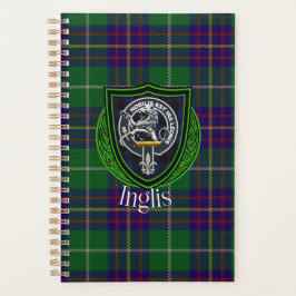 Inglis Scottish Clan Tartan & Crest Planer