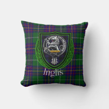 Inglis Scottish Clan Tartan & Wappen