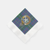 Inglis Tartan & Abzeichen Serviette (Ecke)