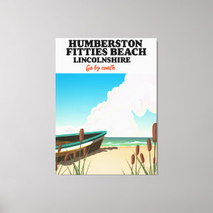 Ingoldmells South Beach lincolnshire Canvas Print Leinwanddruck