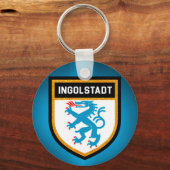 Ingolstadt-Flagge Schlüsselanhänger (Vorderseite)
