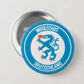 Ingolstadt Round Emblem Button (Vorne & Hinten)