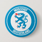 Ingolstadt Round Emblem Button (Vorderseite)