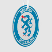 Ingolstadt Round Emblem Ornament (Vorderseite)