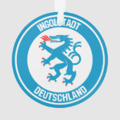 Ingolstadt Round Emblem Ornament (Rückseite)