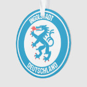 Ingolstadt Round Emblem Ornament (Vorderseite)