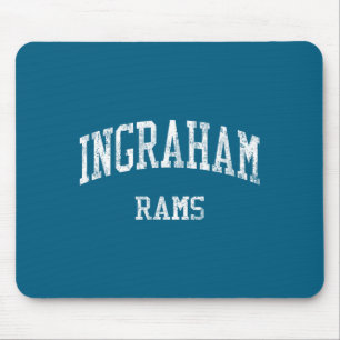 Ingraham High School HS Seattle WA Vintage-Sport Mousepad