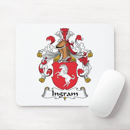 Ingram Familienwappen Mousepad (Mit Mouse)