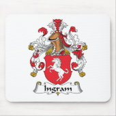 Ingram Familienwappen Mousepad (Vorne)