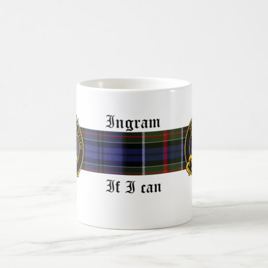 Ingram schottische Wappen- und Tartan-Tasse Kaffeetasse (Mittel)